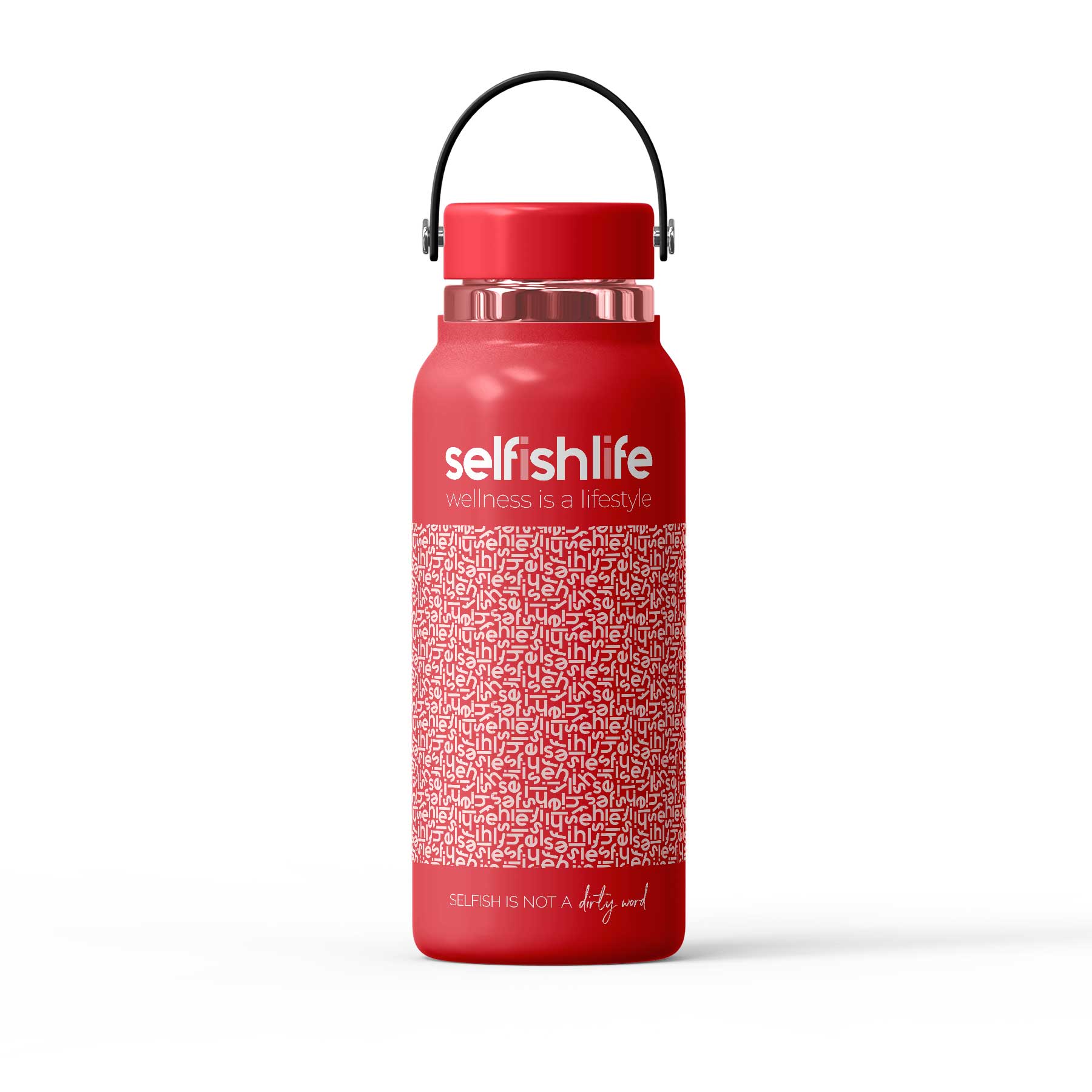 Selfish Life Sports Bottle - Image 1