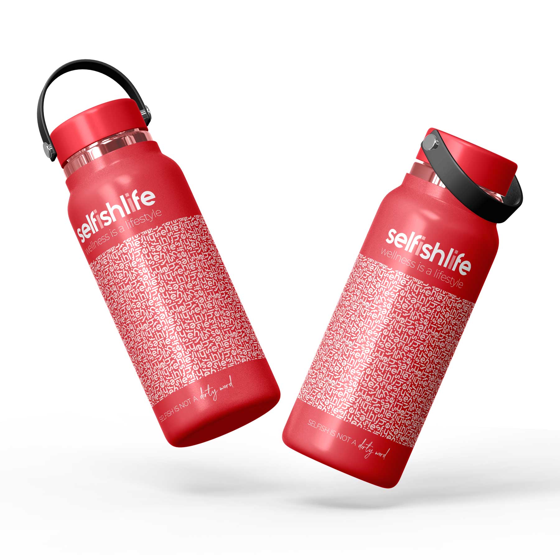 Selfish Life Sports Bottle - Image 2